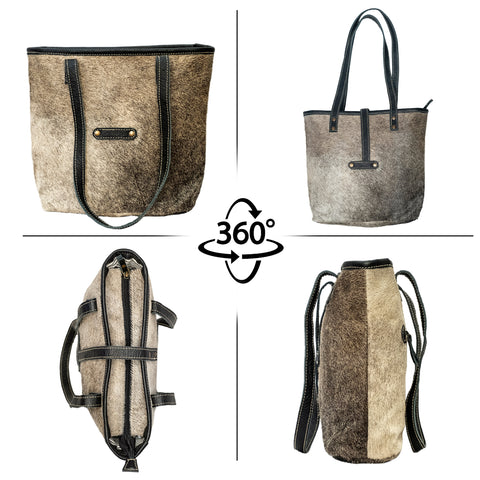 Somber  Learther & Hairon Bag